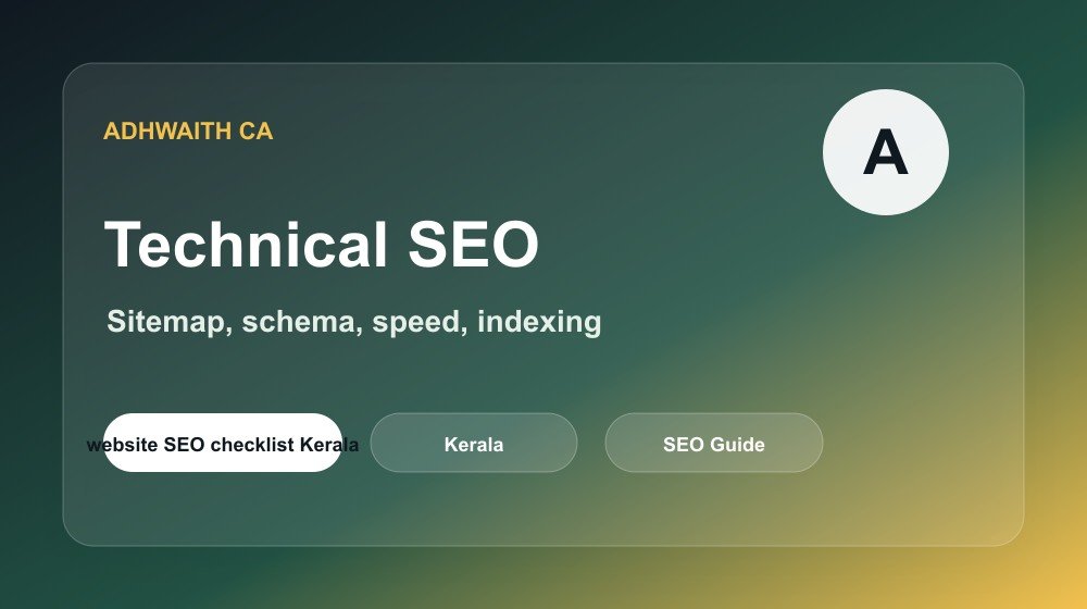 Technical SEO checklist for a Kerala business website